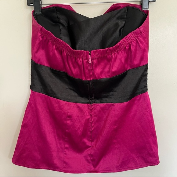 Women’s Juniors Studio Y Corset Top Pink Black Size Medium Whimsygoth 90’s - Picture 12 of 12
